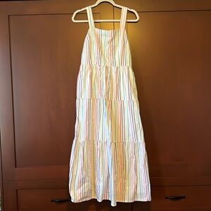 Striped Multicolor Maxi Dress